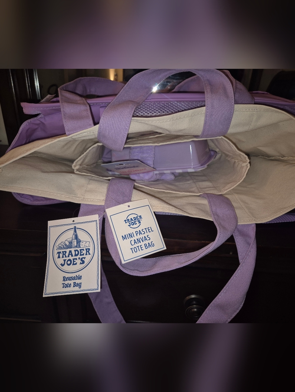 💜Trader Joe's Lavender Bag Gift Set - Picture 3 of 4